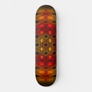 Skateboard Kaleidoskopischer Rave