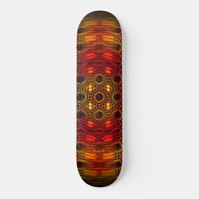 Skateboard Kaleidoskopischer Rave (Vorderseite)