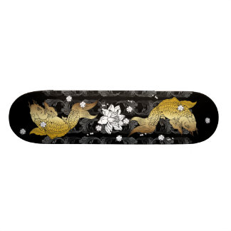 Skateboard Koi Gold