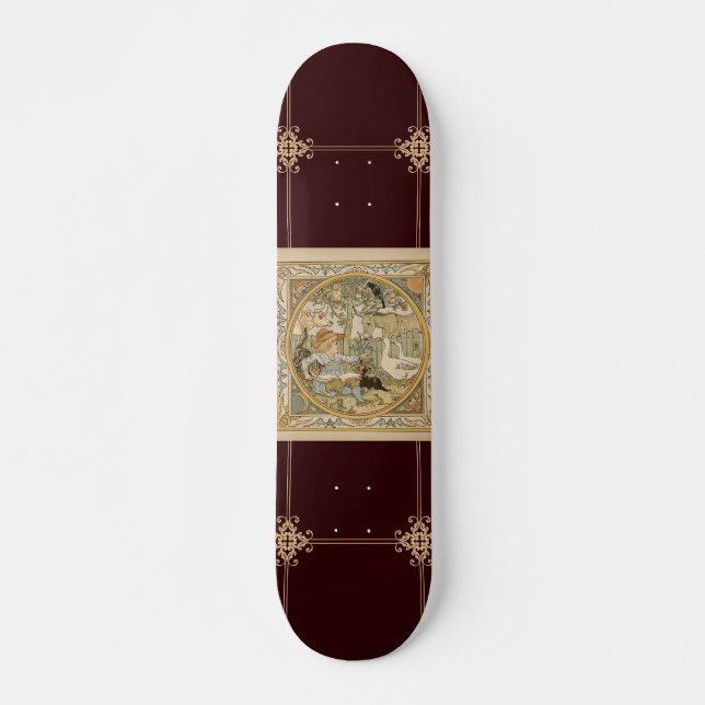 Skateboard lesen Spaß (Vorne)