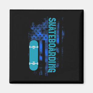 Skateboard-Liebhaber Skateboarder Skateboarding 1 Magnet