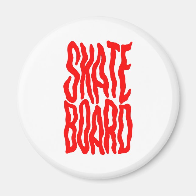 Skateboard Magnet (Vorne)
