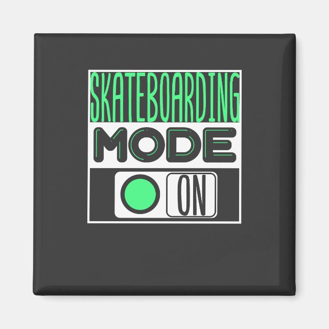 Skateboard Magnet (Vorne)
