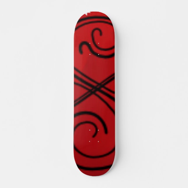 Skateboard mit abgerundeter Linie (Vorne)