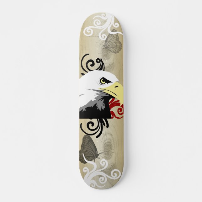 Skateboard mit Adlerdesign (Vorne)