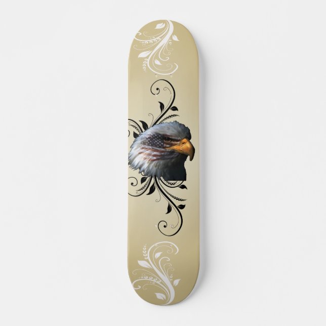 Skateboard mit American Eagle Design (Vorne)