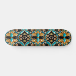 Skateboard mit Bahamas-Farbdesign
