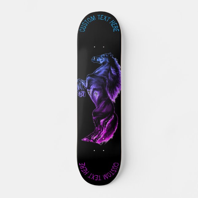 Skateboard mit benutzerdefiniertem Text für das au (Vorderseite)