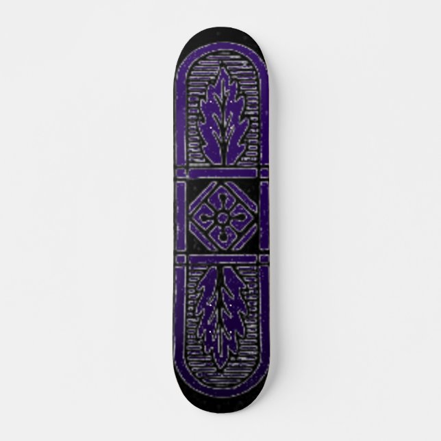 Skateboard mit Blumendesign (Vorne)