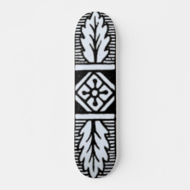 Skateboard mit Blumendesign (Vorne)