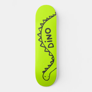 Skateboard mit Dinosauriern.
