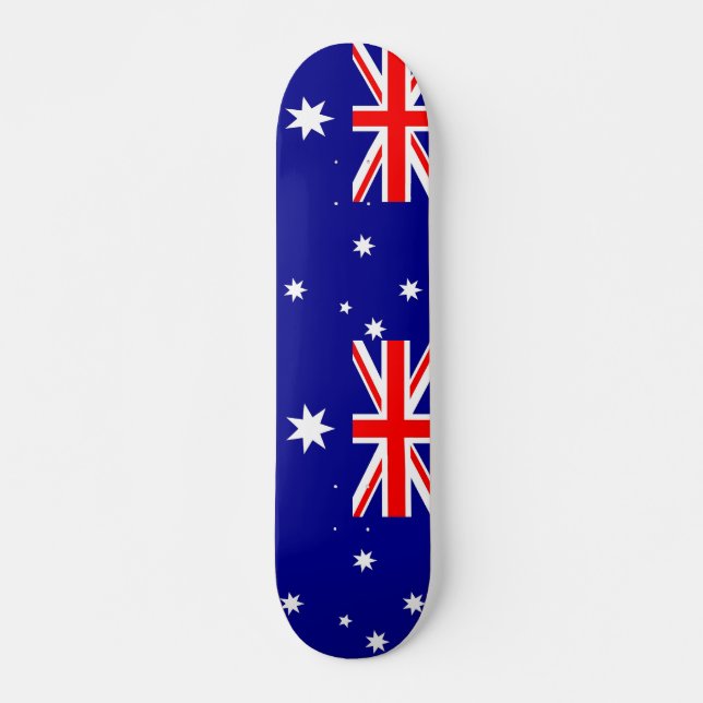 Skateboard mit Flagge Australiens (Vorne)