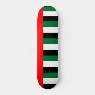 Skateboard mit Flagge der Vereinigten Arabischen E
