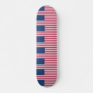 Skateboard mit Flagge der Vereinigten Staaten