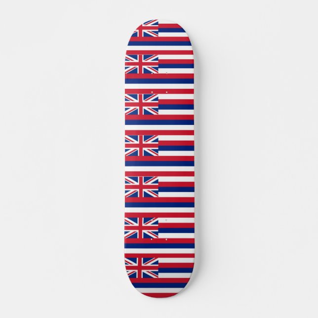 Skateboard mit Flagge von Hawaii (Vorne)