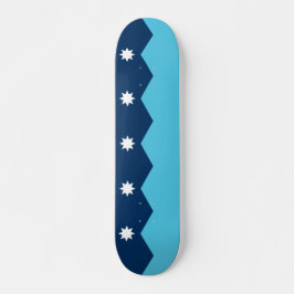 Skateboard mit Flagge von Minnesota, USA