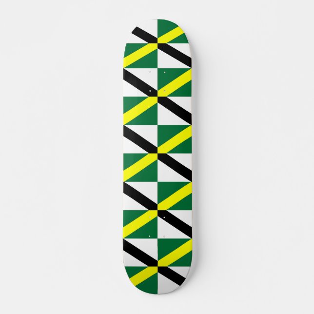 Skateboard mit Flagge von Monterey, Kalifornien, U (Vorne)