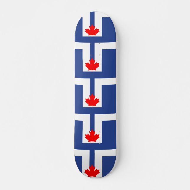 Skateboard mit Flagge von Toronto, Kanada (Vorne)