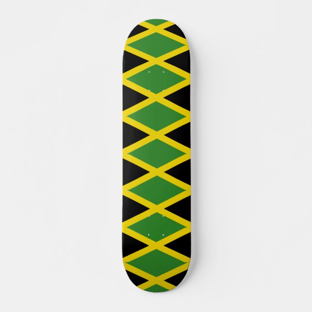 Skateboard mit jamaikanischer Flagge (Vorne)