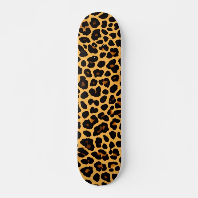 Skateboard mit kühlem Ledergeflecht (Vorne)
