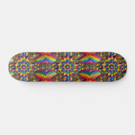 Skateboard mit LGBTQ-Farbgestaltung