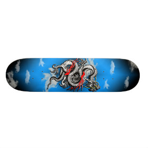 Skateboard mit Schlangenentwurf