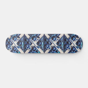 Skateboard mit Scottish Thistles Design