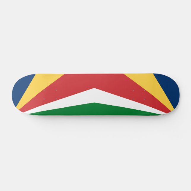 Skateboard mit Seychelles Colors Design (Horizontal)