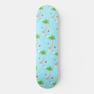 Skateboard mit Sommermuster