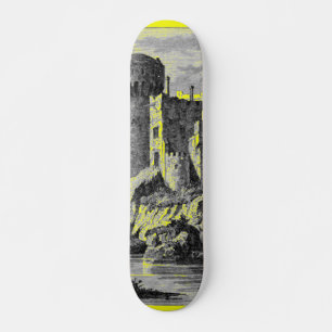 Skateboard Mittelalterliche Burg
