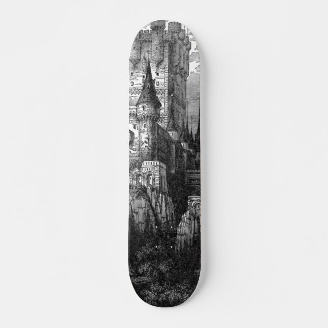 Skateboard Mittelalterliche Burg (Vorne)