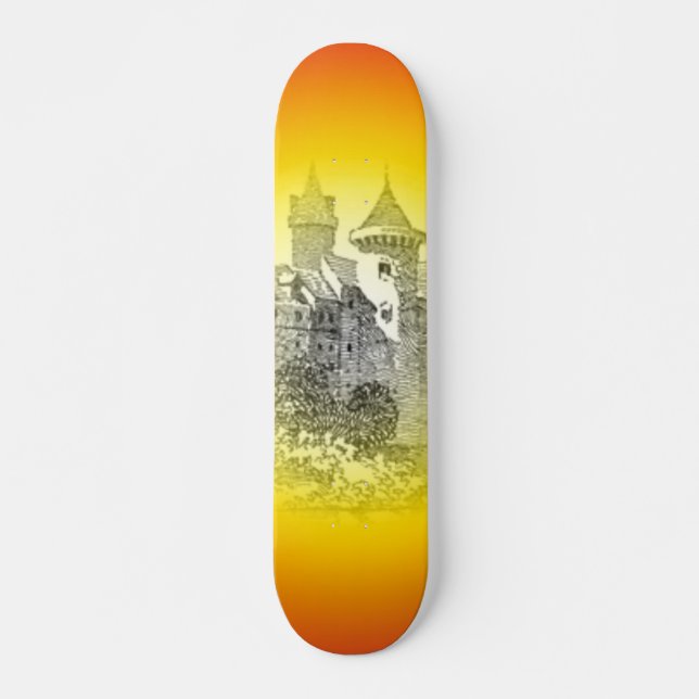 Skateboard Mittelalterliche Burg (Vorne)