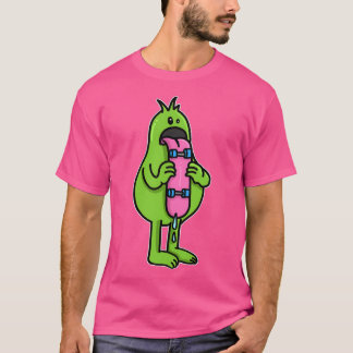 Skateboard Monster Big Tongue Skateboarding Gesche T-Shirt