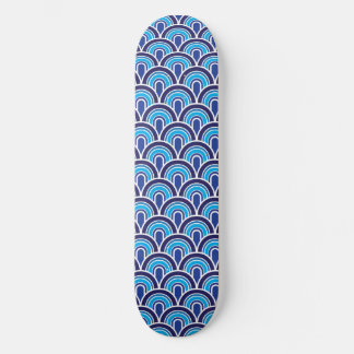 Skateboard Nahtloses Retromuster