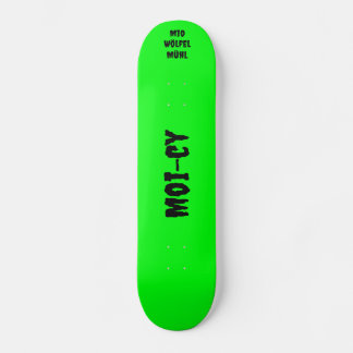 Skateboard neongrün
