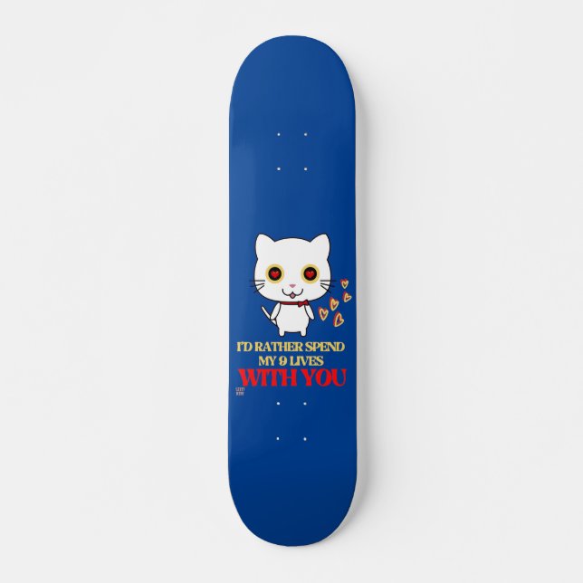 Skateboard "NIEDLICH CAT" (Vorne)
