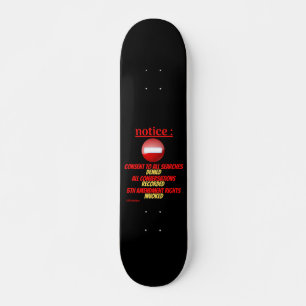 Skateboard "NOTICE.."