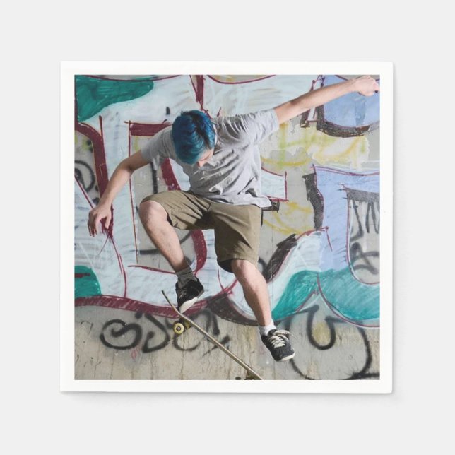 Skateboard Paper Napkins Serviette (Vorderseite)