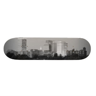 Skateboard-Plattform Tulsa-Skyline-B&W Skateboard