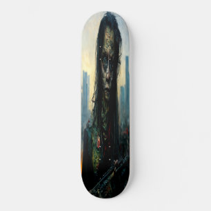 Skateboard Portrait of a Girl Zombie