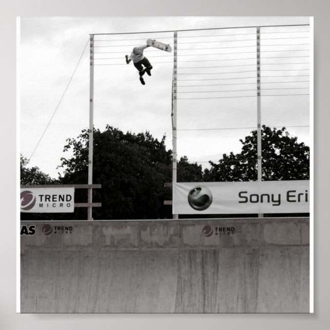 Skateboard Poster (Vorne)