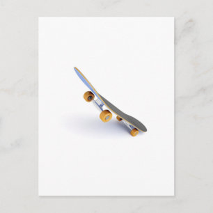 Skateboard Postkarte