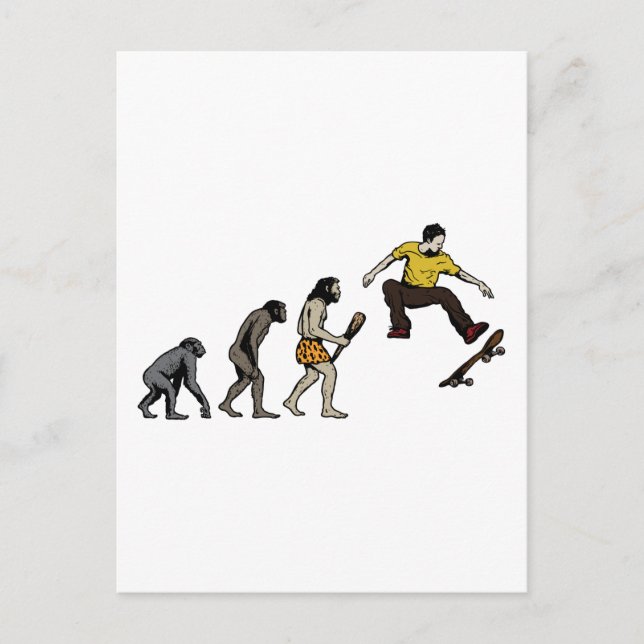 Skateboard Postkarte (Vorderseite)