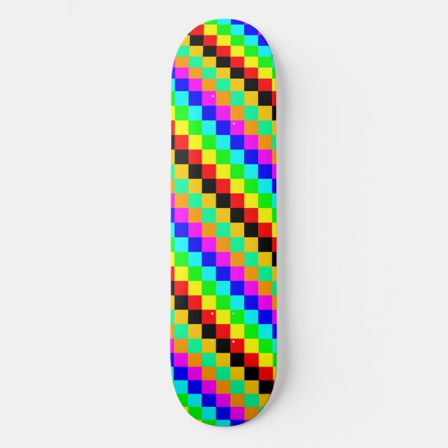 Skateboard_pro kleine Quadrate Skateboard (Vorderseite)