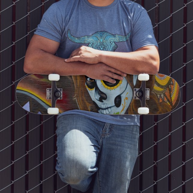 Skateboard - Psychedelic Street Art (Außenbereich 3)