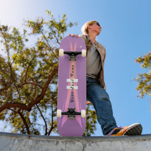Skateboard purple with pink HAMbyWG
