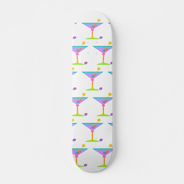 Skateboard - Rainbow Martinis (Vorne)