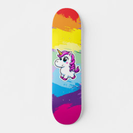 Skateboard-Regenbogeneinhorn Skateboard