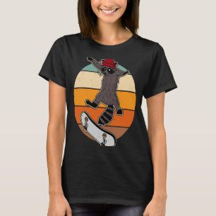 Skateboard-Rennbahn-Stunts Skate Halle Skater Roll T-Shirt