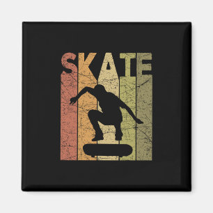 Skateboard Retro Skateboarding Fan Designs Uni-a Magnet
